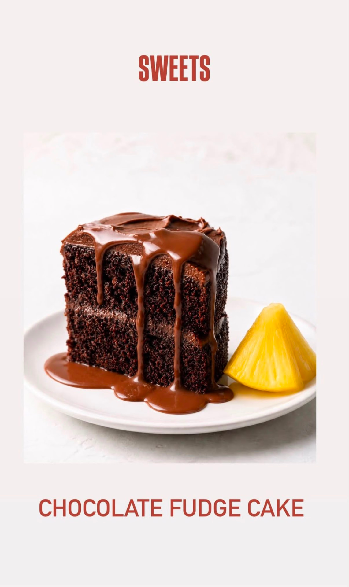 Part de gâteau au chocolat avec coulis